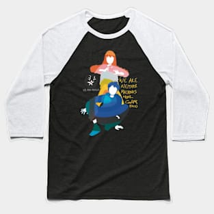 Heavenly Delusion Or Tengoku Daimakyou Anime Manga Kiruko And Maru In Awesome Color Minimalistic Design Baseball T-Shirt